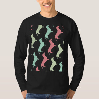 T-shirt Pastel Dachshund Chien Motif