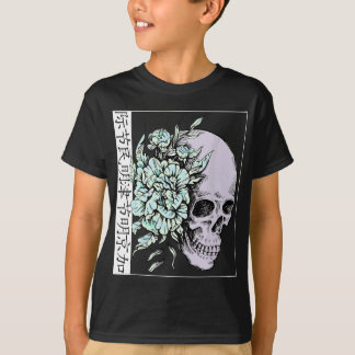 T-shirt Pastel Flower I Crâne I Art Esthétique I Japonais 