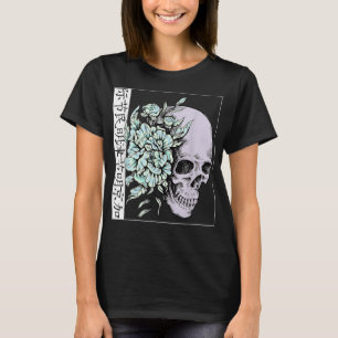 T-shirt Pastel Flower I Crâne I Art Esthétique I Japonais 