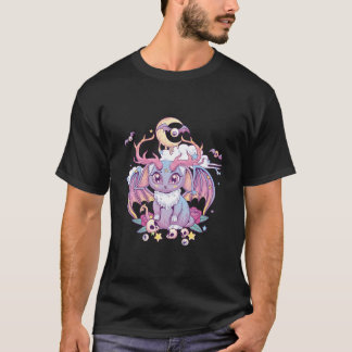 T-shirt Pastel Goth Creepy Occult Satanic Jackalope Kawaii