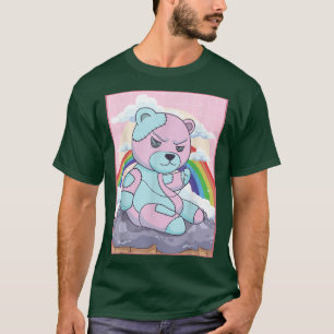 T-shirt Pastel Goth Esthétique Kawaii Ours Voodoo Poupée Y