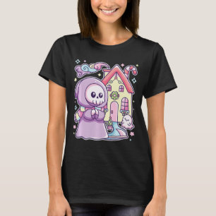 T-shirt Pastel Goth Grim Faucheuse Xmas Halloween Facile C
