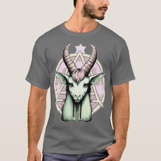 T-shirt Pastel goth mignon baphomet 11