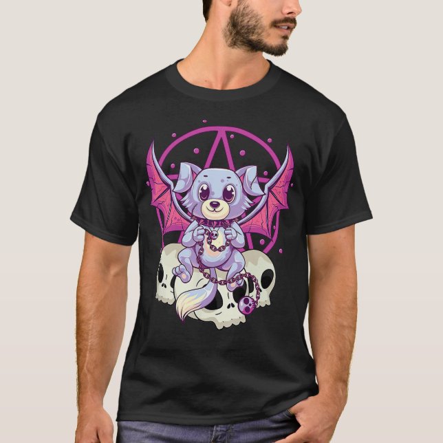 T-shirt Pastel Goth Vêtements Kawaii Cute Japonais Yami An (Devant)