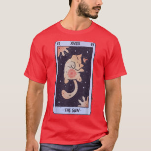 T-shirt Pastel Goth Vêtements Tarot Déplaisant Chat Le Sol