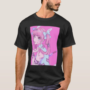 T-shirt Pastel Goth Yami Kawaii Menhera Rose esthétique An