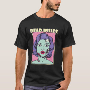 T-shirt Pastel Gothique Zombie Mort à l'intérieur des femm
