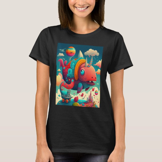 T-shirt Pastel Kidcore Décora Surréelle Esthétique (Devant)