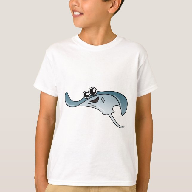 T-shirt Pastenague de bande dessinée (Devant)