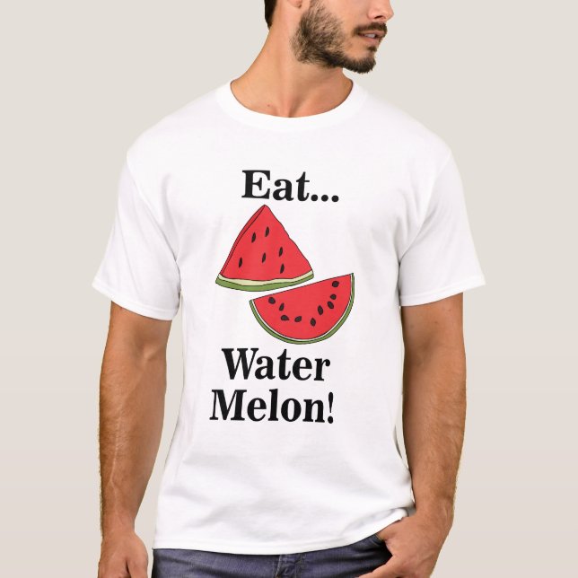 T-shirt Pastèque Fruit Drôle (Devant)