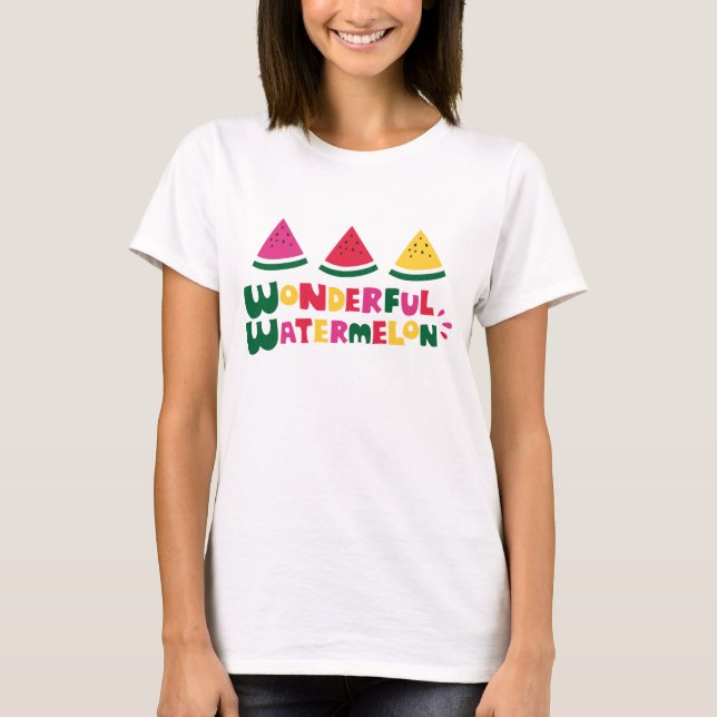 T-shirt Pastèque merveilleuse (Devant)