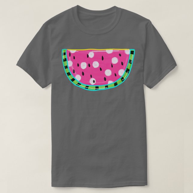 T-shirt pastèque mignonne (Design devant)