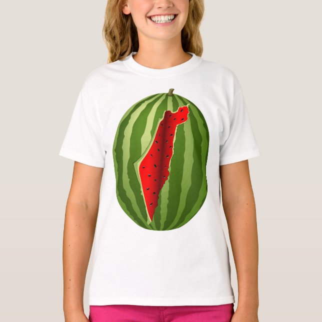 T-shirt Pastèque Palestine - Slice (Devant)