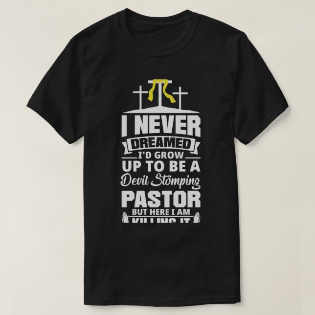 T-shirt Pasteur Appréciation Clergé Prédicateur Christian  (Design devant)