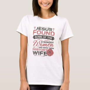 T-shirt Pasteur Femme Appréciation Église Christian Past