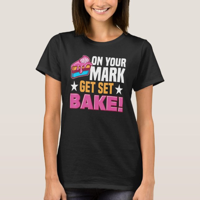 T-shirt Pastry Chef Baking Tort Wafers Cookies Baking Supp (Devant)