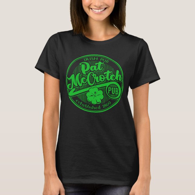 T-shirt PAT McCROTCH JOUR DE L'ADULTE IRLANDAIS ST PATRICK (Devant)