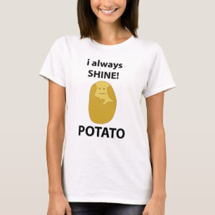 T-shirt Patate je brille toujours drôle Patate