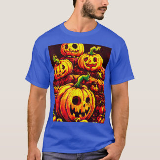 T-shirt Patch Citrouille Halloween 1419