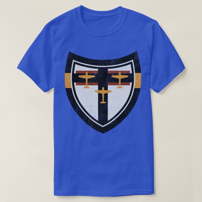 T-shirt Patch Luftwaffe 2ÈME GUERRE MONDIALE Afrika (Design devant)