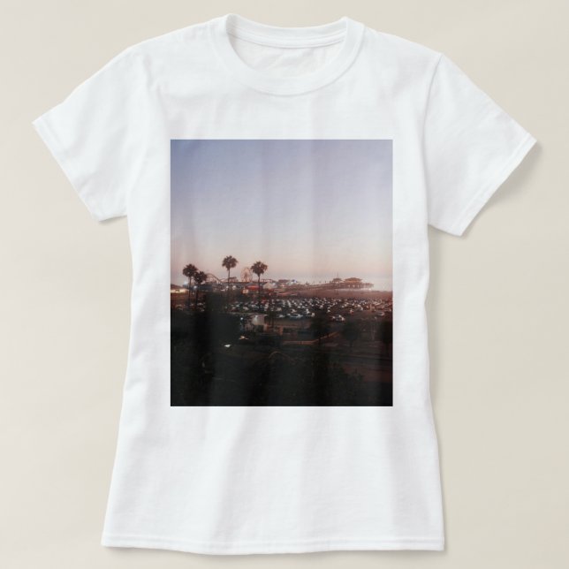T-shirt Patch père Noël Monica Pier (Design devant)