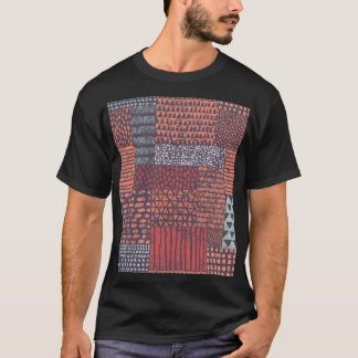 T-shirt Patchwork bohémien : conception sans couture dessi