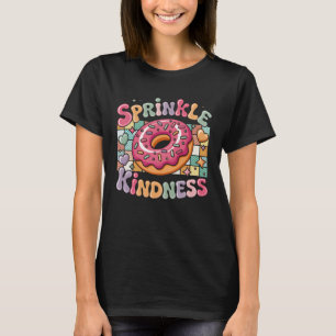 T-shirt Pâte à Donut Groovy Rétro Nourriture Dessert Boula