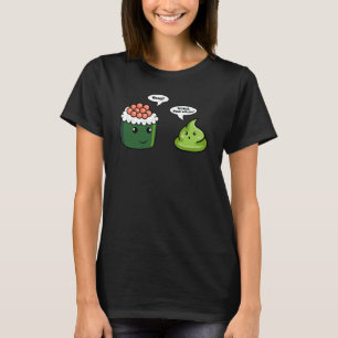 T-shirt Pâte de Wasabi Sushi Épicée Condiments Japonais Ra