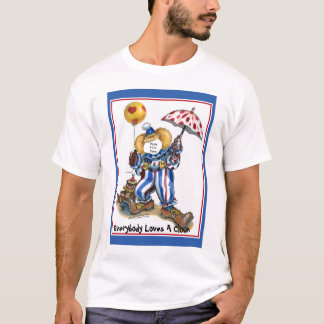 T-shirt Pâte-UN-Visage dans le clown