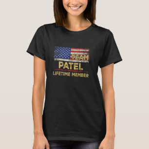 T-shirt Patel Nom de famille Shirt Team Patel Membre à vie