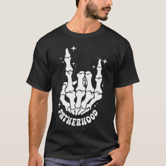 T-shirt Paternité Certains jours je le fais bien Squelette