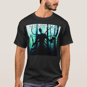 T-shirt Pâtes déplaisantes d'homme mince de Slenderman