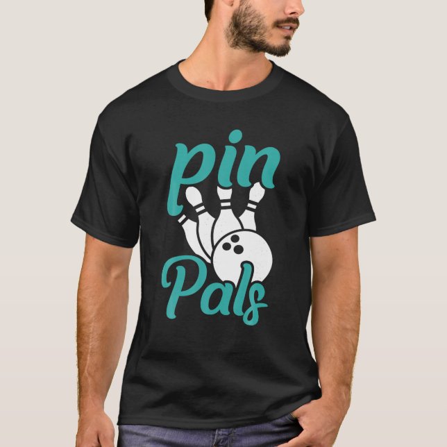 T-shirt Pâtes Drôle De Bowling Pour Hommes Femmes T Chemis (Devant)