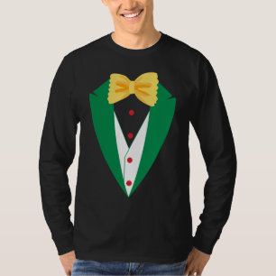T-shirt Pâtes FARFALLE BOÎTE CRAVATE Couleurs italiennes