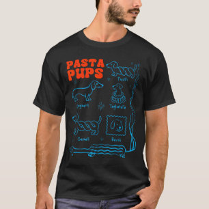 T-shirt Pâtes P Drôle Dachshund Chien de Vienne Pâtes Food