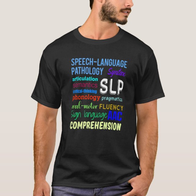 T-shirt Pathologie orthophonique Sensibilisation sur l'aut (Devant)