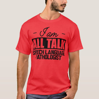 T-shirt Pathologiste de la langue de la parole Je parle to