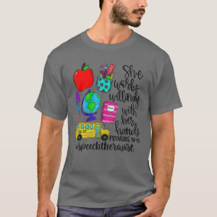 T-shirt Pathologiste du langage chrétien SLP Thérapie