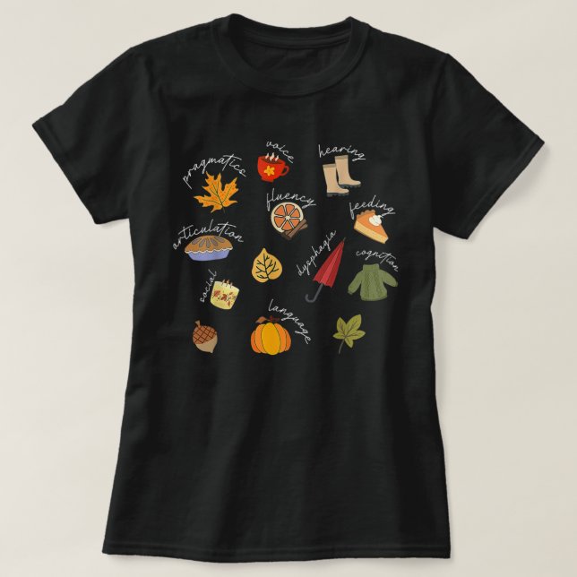 T-shirt Pathologiste du langage vocal Thérapie vocale SLP  (Design devant)
