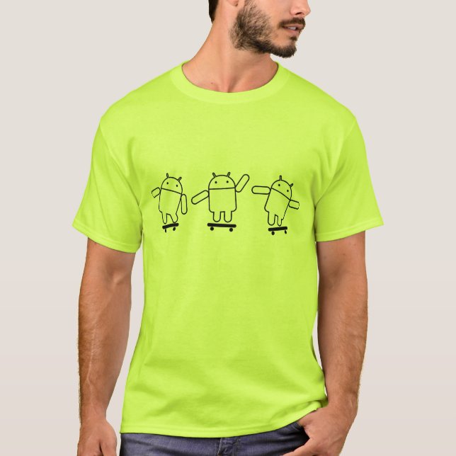 T-shirt Patin androïde officiel (Devant)