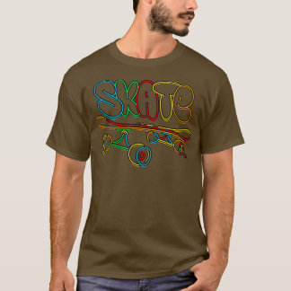 T-shirt Patinage