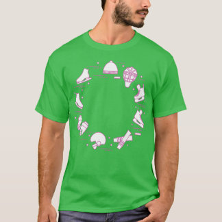 T-shirt Patinage artistique et éléments de hockey 11