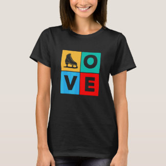 T-shirt Patinage Artistique Hockey patinage sur glace Pati