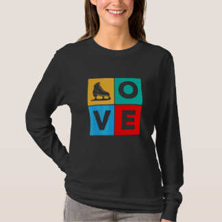 T-shirt Patinage Artistique Hockey patinage sur glace Pati