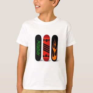 T-shirt Patinage cool Skateboard Personnalisé