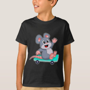 T-shirt Patinage de souris