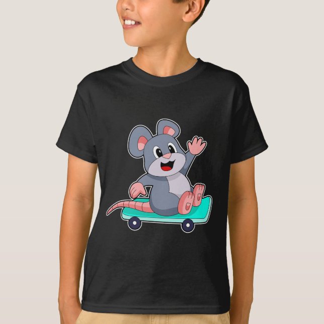 T-shirt Patinage de souris (Devant)