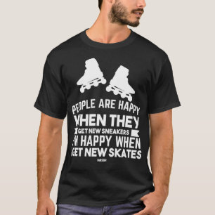 T-shirt Patinage de vitesse en ligne patins à roulettes