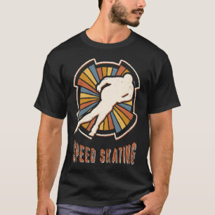 T-shirt Patinage de vitesse Vintage Classic Retro Sport Lo