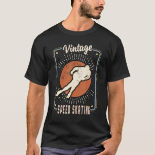 T-shirt Patinage de vitesse Vintage Retro Classic Sport Lo